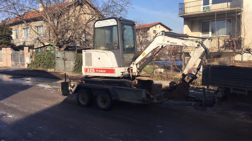 Услуги с мини багер 3т с чук, кофи 23,30,60,100мм, самосвал