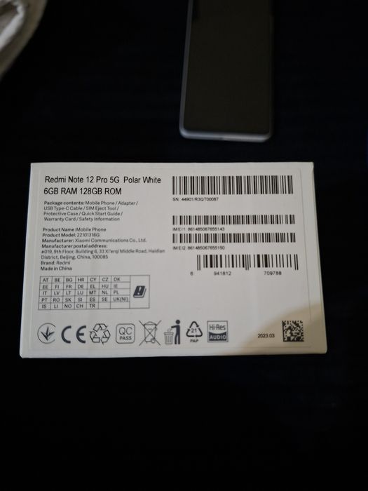 Redmi note 12 pro 5G