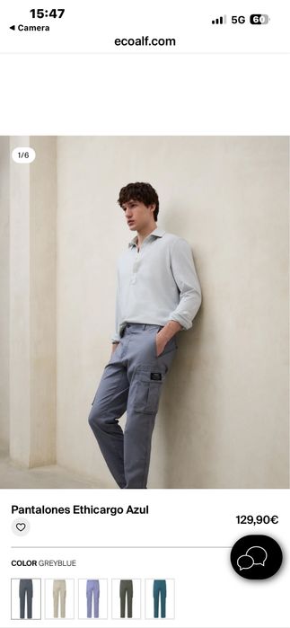 ECOALF - ITALY Cargo Pant - Нов карго панталон размер 31 / Оригинал