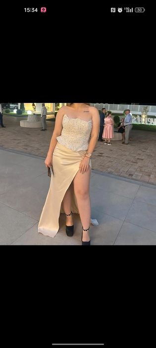 Rochie de seara din doua bucăți