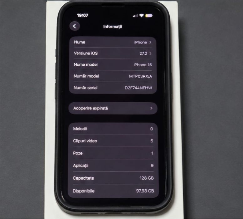 Iphone 15+husa mobilfox