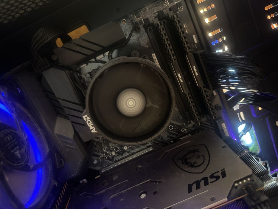 Placa de baza B450M AM4 + Ryzen 7 5700X + 16GB Ram 3200 Mhz