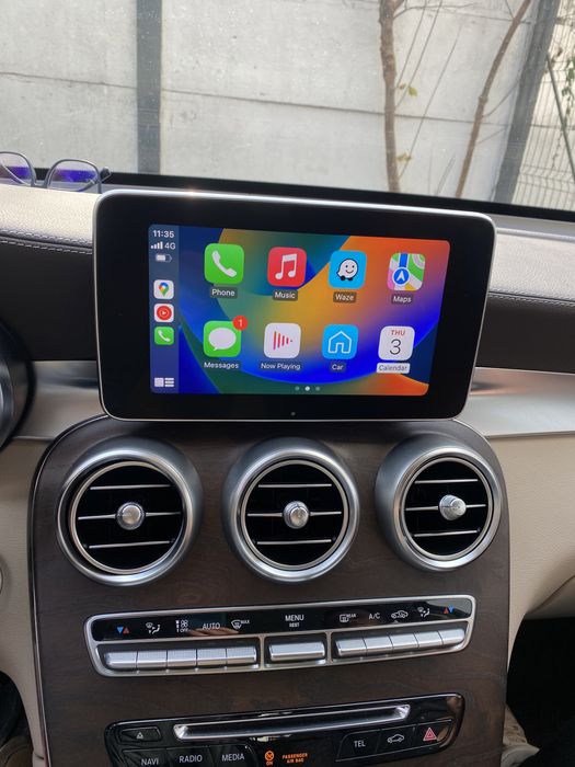 Apple Carplay & Android Auto Mercedes GLC x253 & C Class w205