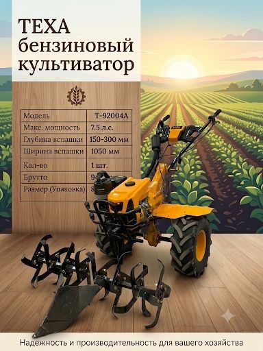 Культиваторы бензиновый от бреда ТЕХА Культиватор бензинлик Теха дан
