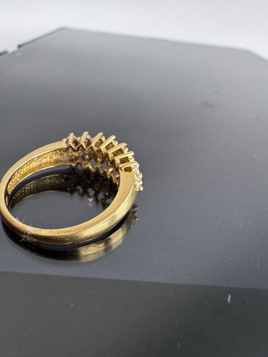 Inel din aur 18 k si diamante