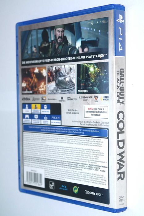 Call of Duty Black Ops COD Cold War PS4 Playstation 4