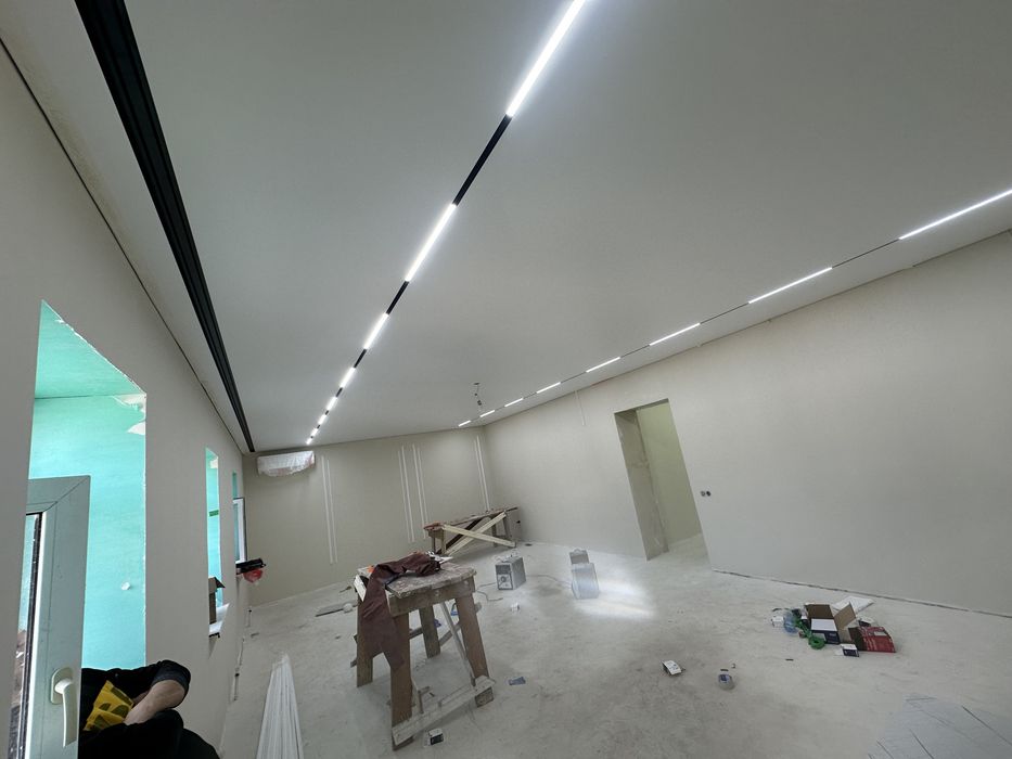 Установка натяжных потолоков есть KaspiRet и рассрочка