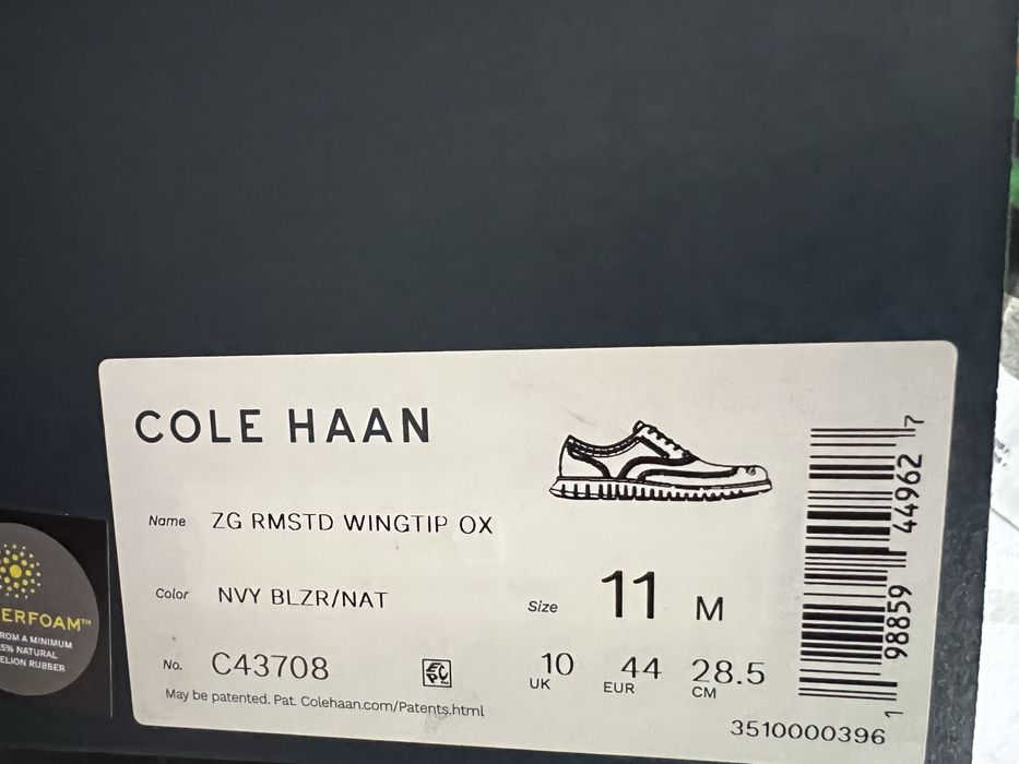 Оригинални мъжки обувки Cole Haan ZERØGRAND Remastered Plain Toe