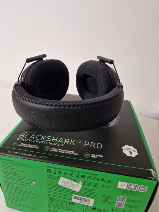 Casti gaming wireless Razer Blackshark v2 Pro fullbox