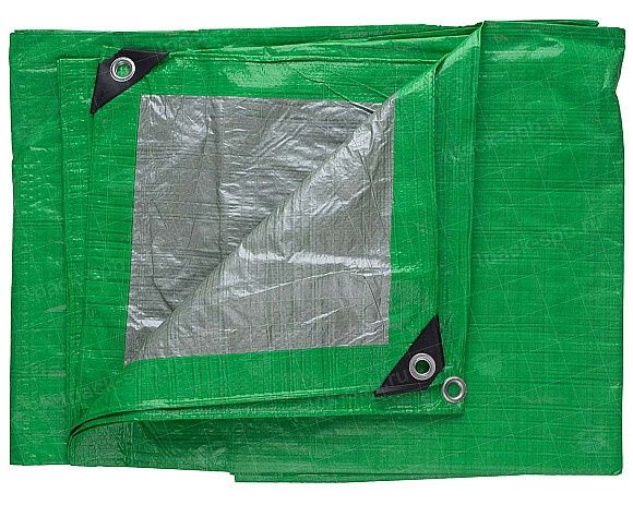 Тент из тарпаулина.