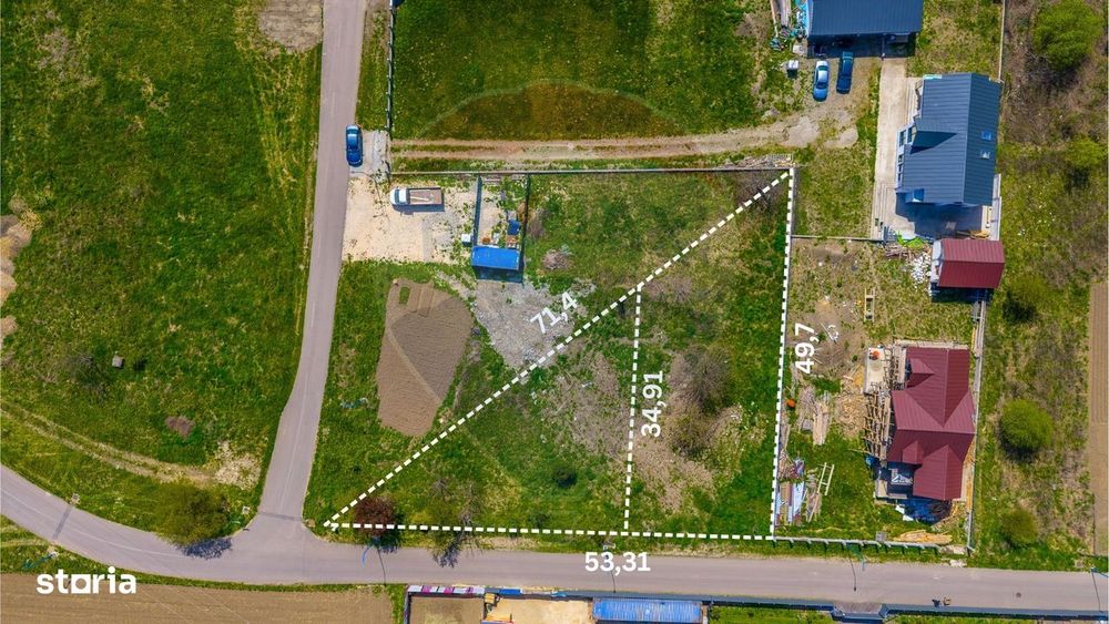 Teren intravilan 1,250mp Brasov / Comision 0%