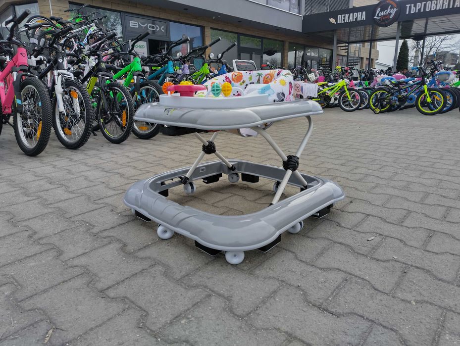 MONI Проходилка Jungle FUN сив