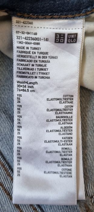 Vând Blugi Uniqlo Jeans