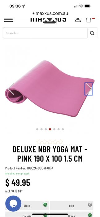 Saltea yoga Pilates de lux cu spuma de cauciuc natural cu memorie  Sal