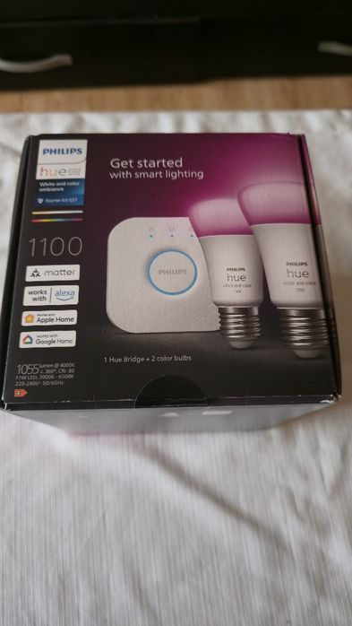 Philips Hue Starter Pack 2x E27 + Bridge