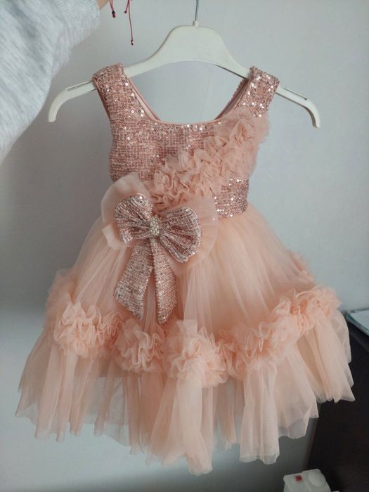 Официална мини рокля за малки момиченца