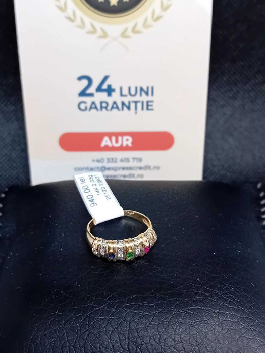 Inel aur 14k 2.03g (B.25120.2 AG31 Barboi) Garantie 2 ani!2