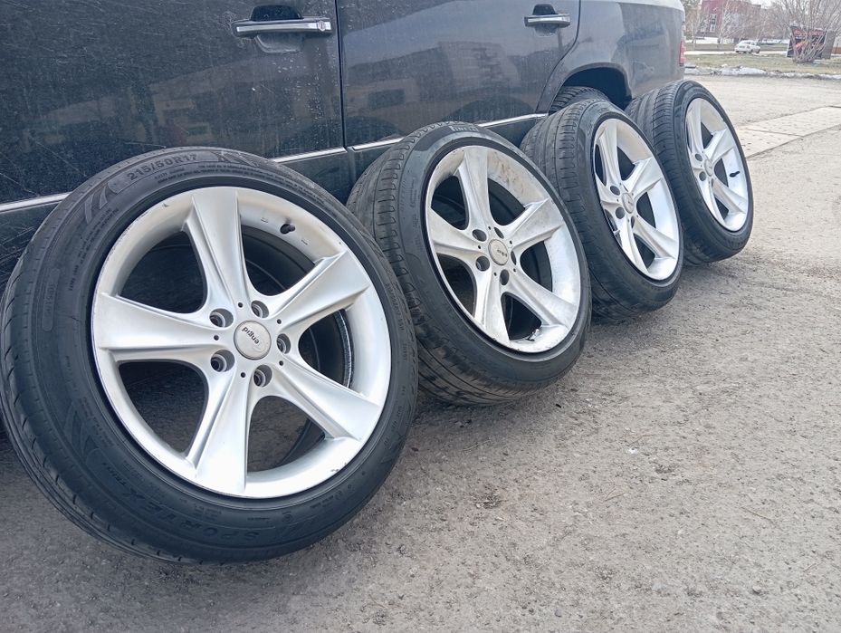 Диски с летней резиной на 17