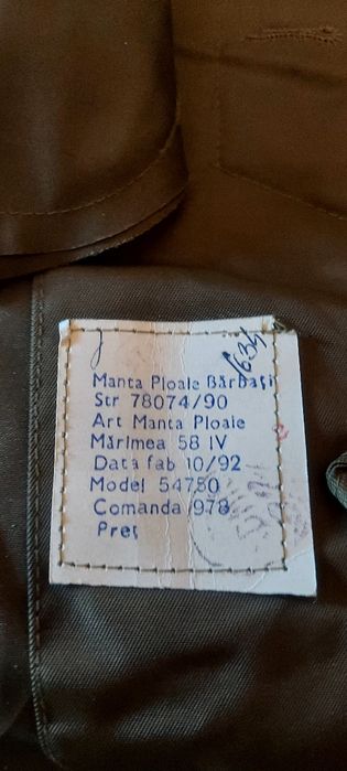 Efecte militare ofițer roman pelerina pantofi cascheta sapca