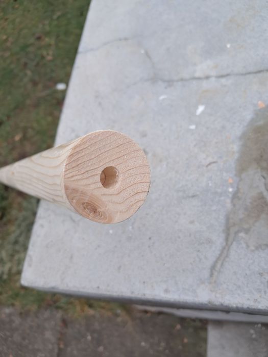 2 buc. Mana curenta Pertura, molid lăcuit, 225x4 cm