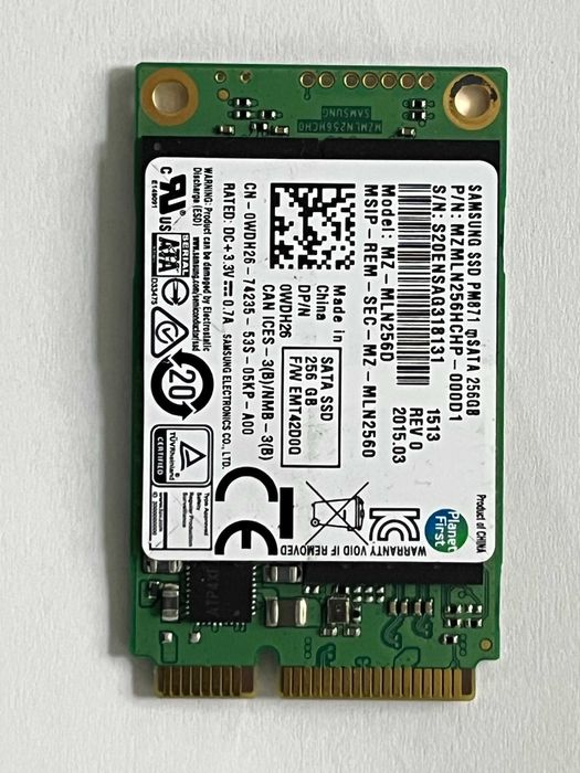 ssd 256gb MSATA Samsung PM851