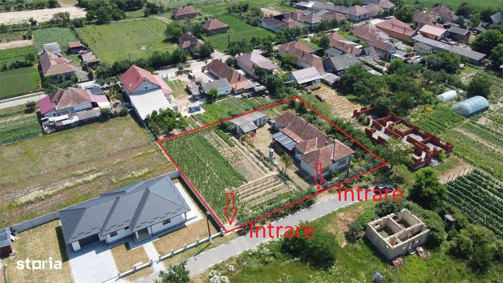 Casă spațioasă cu teren generos de 1.656 mp, în orașul Livada