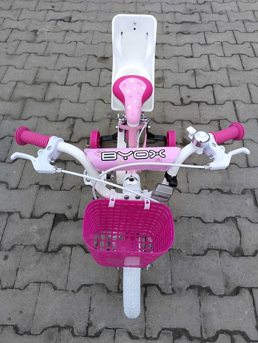 X Детски велосипед 12" PUPPY розов
