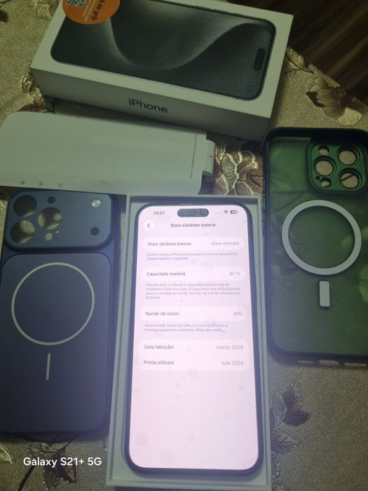 IPhone  15ProMax /black 256gb neverlock full box