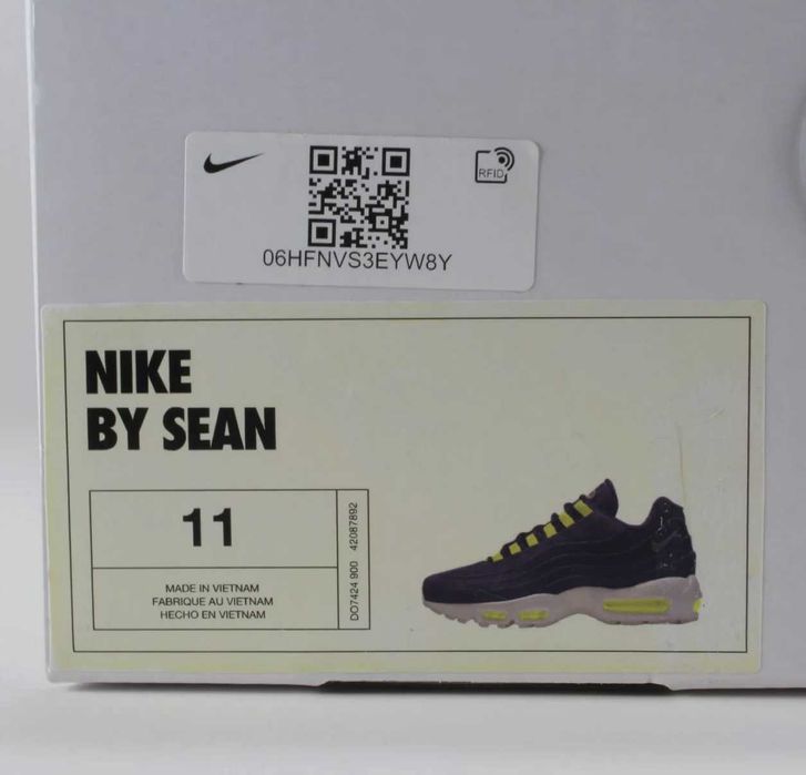 Nike Air Max 95 Navy Volt White размер 45 оригинал