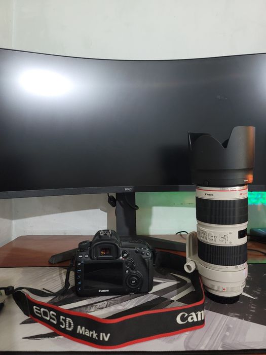 Canon Mark 4  70-200 mm  USM II   объектив билан состояние идеально