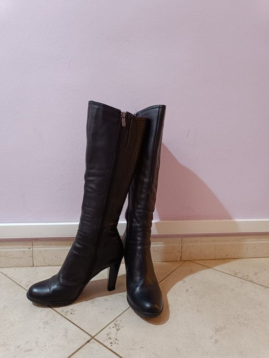 Дамски ботуши от естествена кожа, номер 38