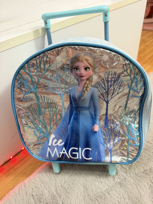 Geanta troler Frozen copii