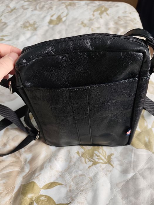 Мъжка чанта от естествена кожа