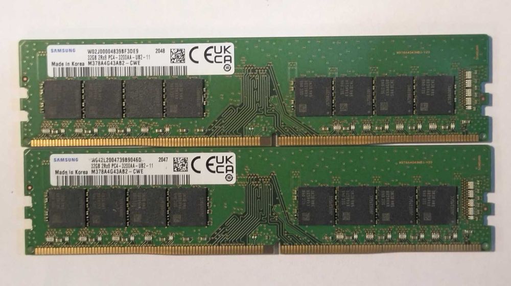 Memorie 32gb DDR4 3200, 2666, 32GB DDR4 3200 Kingston, Hynix pentru PC