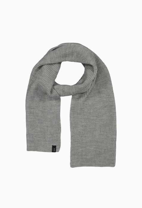 Мъжки зимен шал сив меланж