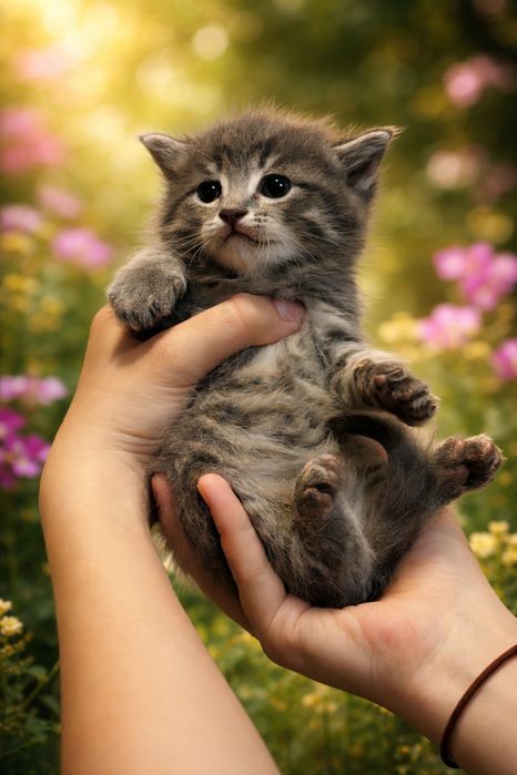 Котята серого цвета