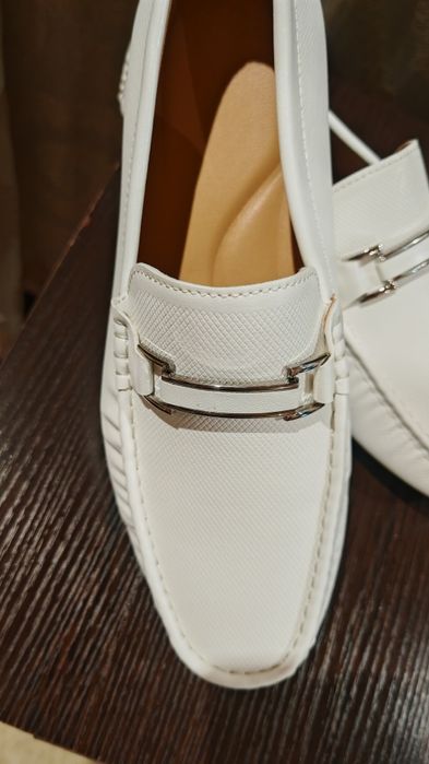 Белые мокасины размер 42