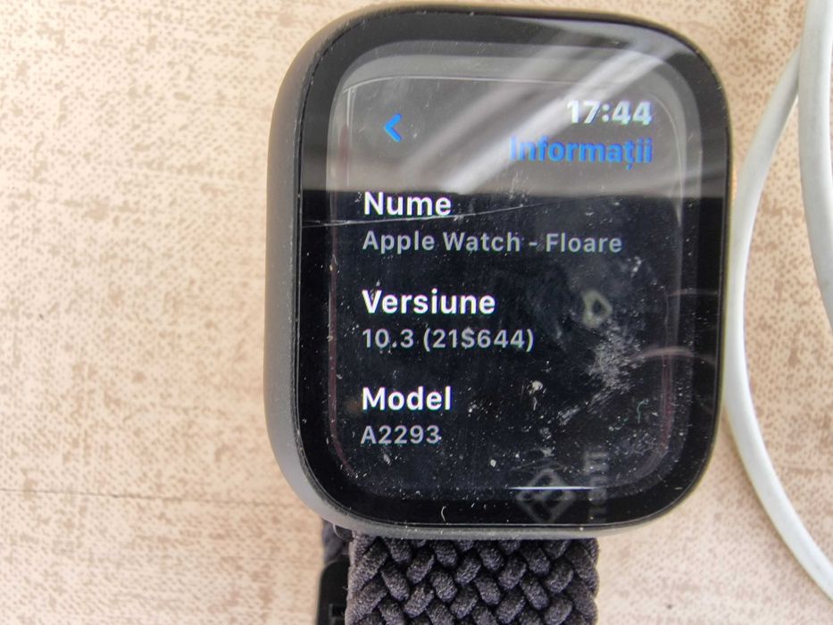 Apple Watch Series 6 A2293 Grafit 40MM GPS + Ceas Smart Apple S6 celular 50m Wifi LTE rezistent la apă