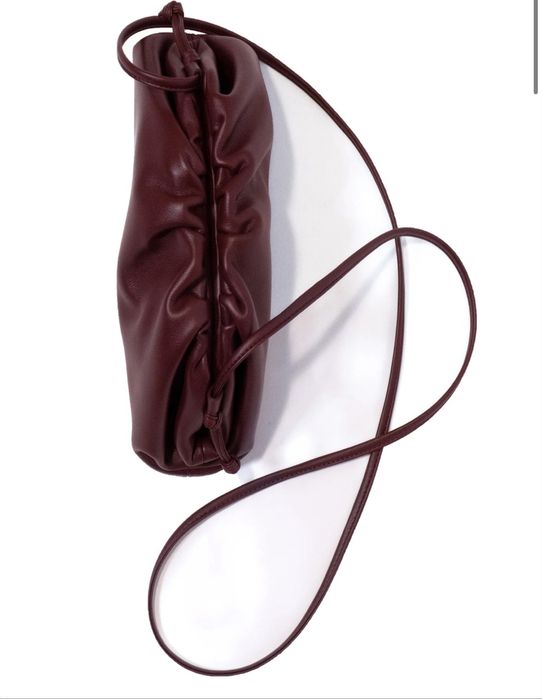 Bottega Venta чанта бургунди