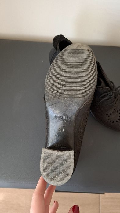 Tendenz естествена кожа обувки 38 н