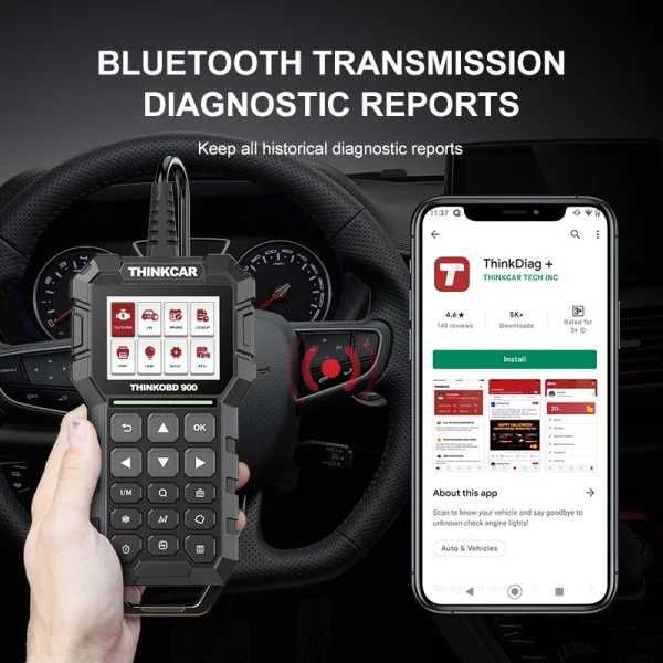THINKOBD 900 - Tester Avansat Diagnoză Auto Full OBD2 - NOU / SIGILAT