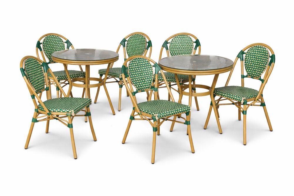 Летние террасные столы и стулья