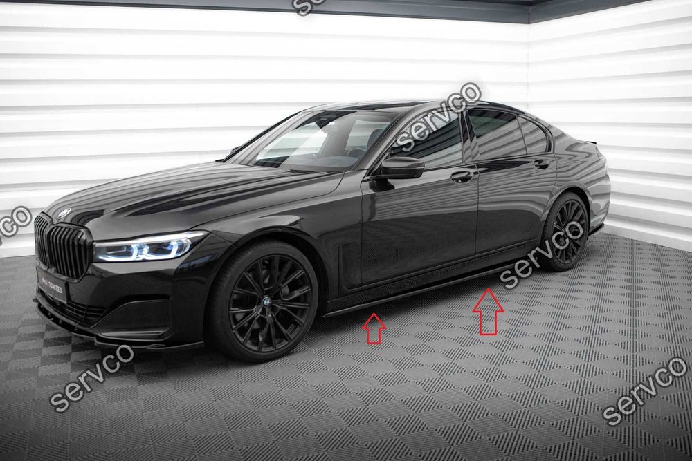 Pachet Set Splitter Exterior Lip Prelungiri Body kit tuning Bmw Seria 7 G11 Facelift 2019-2022 v16 - Maxton Design