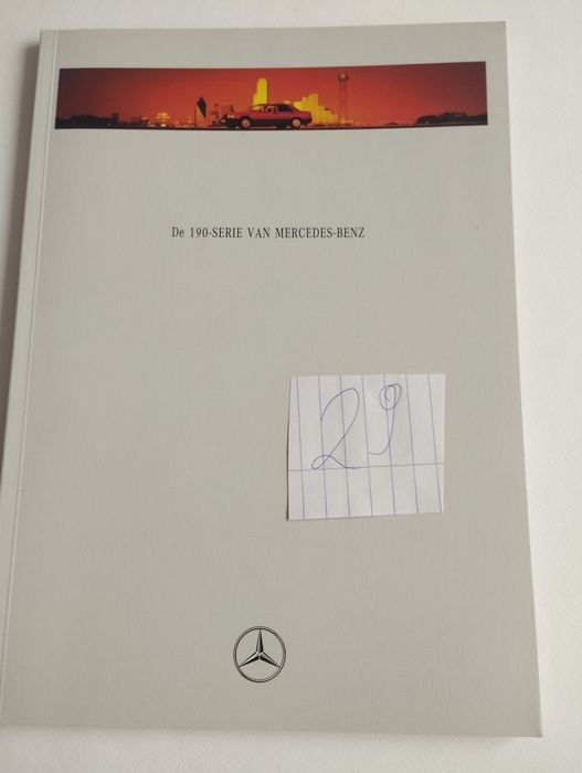 Оригинални ретро каталози и брошури за Мерцедес