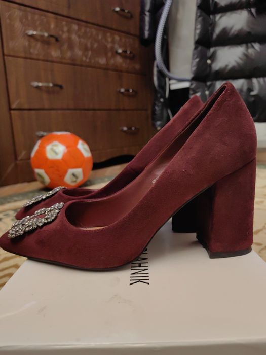 Туфли из натуральной замши