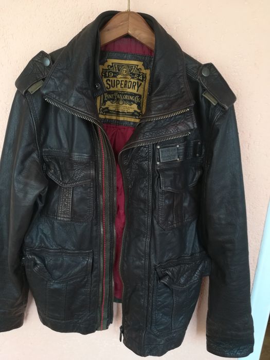 Geacă piele bărbați Superdry L