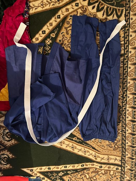 Мизуно кимано синий