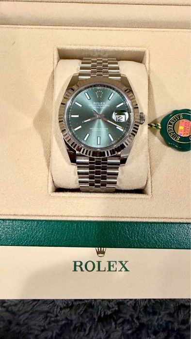 Rolex Datejust 41 мм - зелен циферблат - като нов!