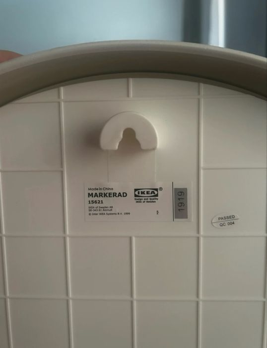 Ceas de perete Ikea Off White Temporary editie limitata Virgil Abloh