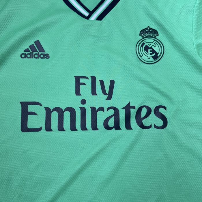 Tricou Fotbal Adidas Real Madrid Third 2019/20 Verde Turcoaz Fly Emirates Climacool L